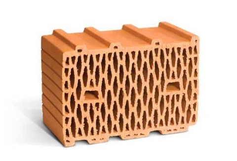 Керамический блок теплая керамика поризованный 10,8NF 380х253х219 М150 RAUF